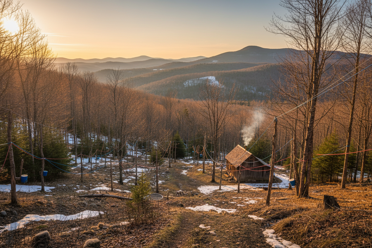 Paysage érablière Appalaches